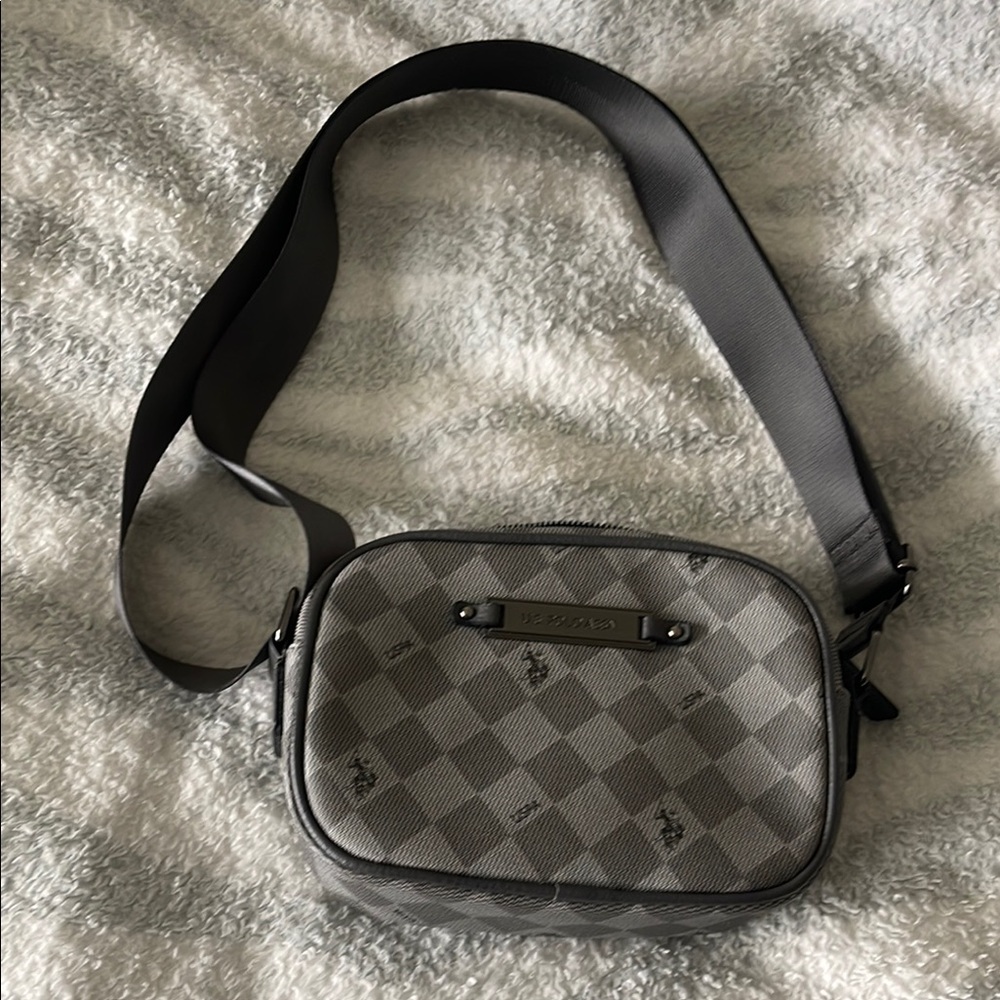 Gray Coach Men's Crossbody Bag